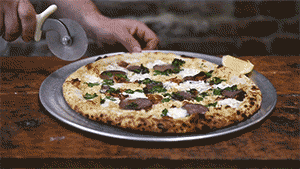 Clam Pizza at Moto