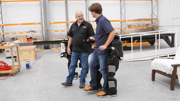 A robot helping people walk again