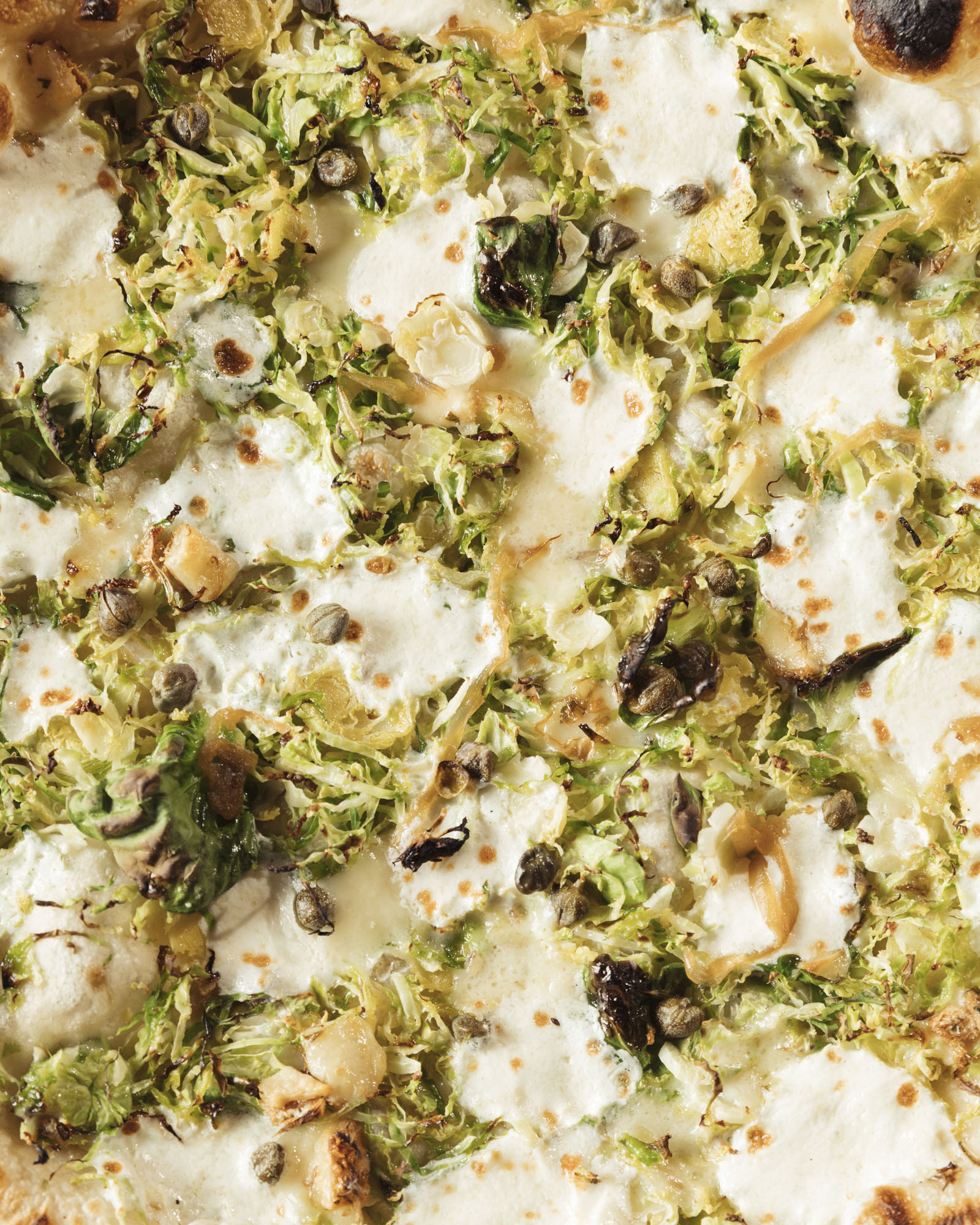 pizza topping closeup