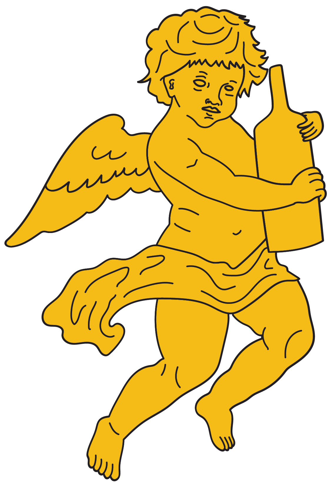 Floating Cherub