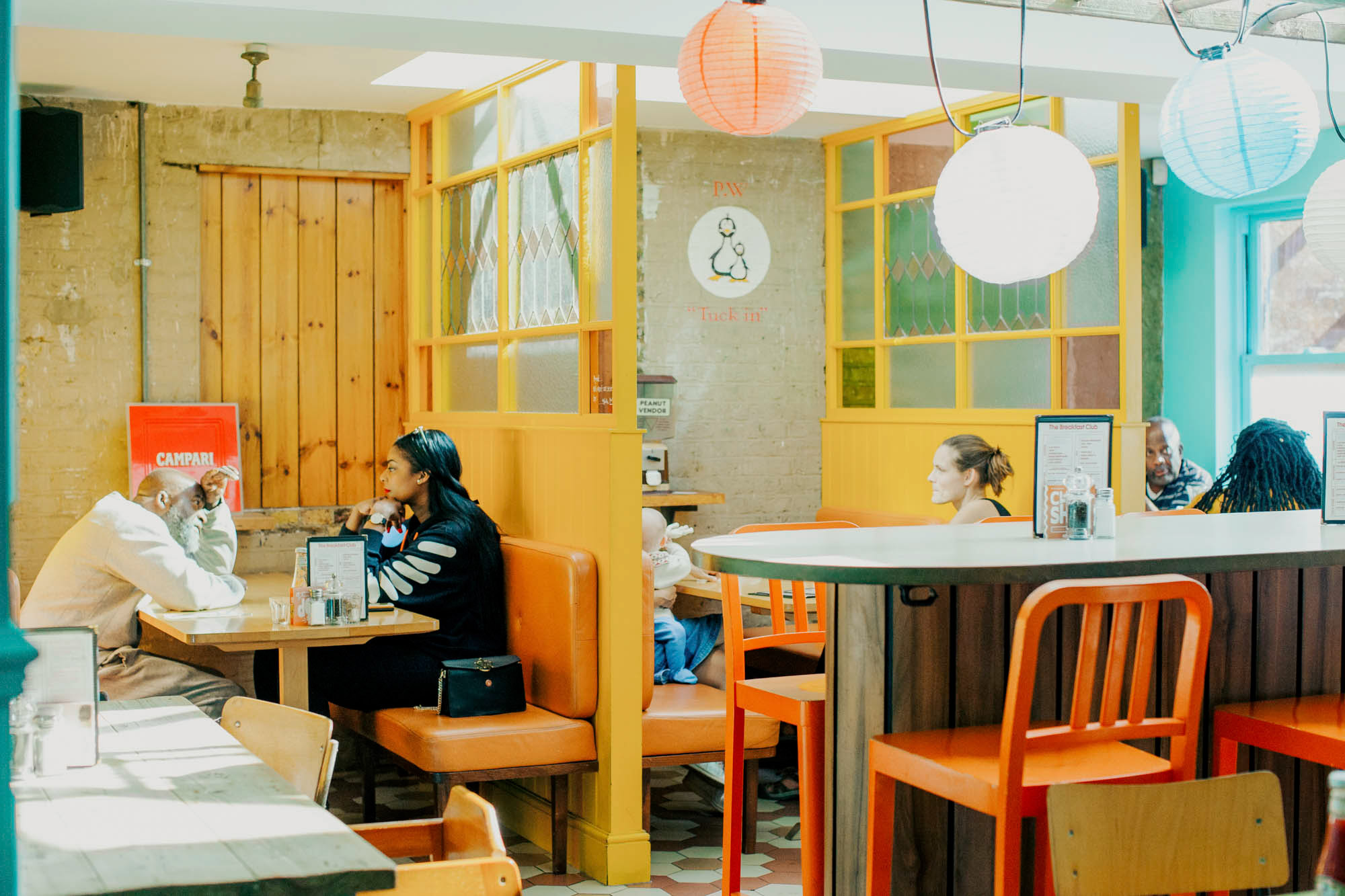The colorful Breakfast Club offers a bright and cheerful way to start the day.