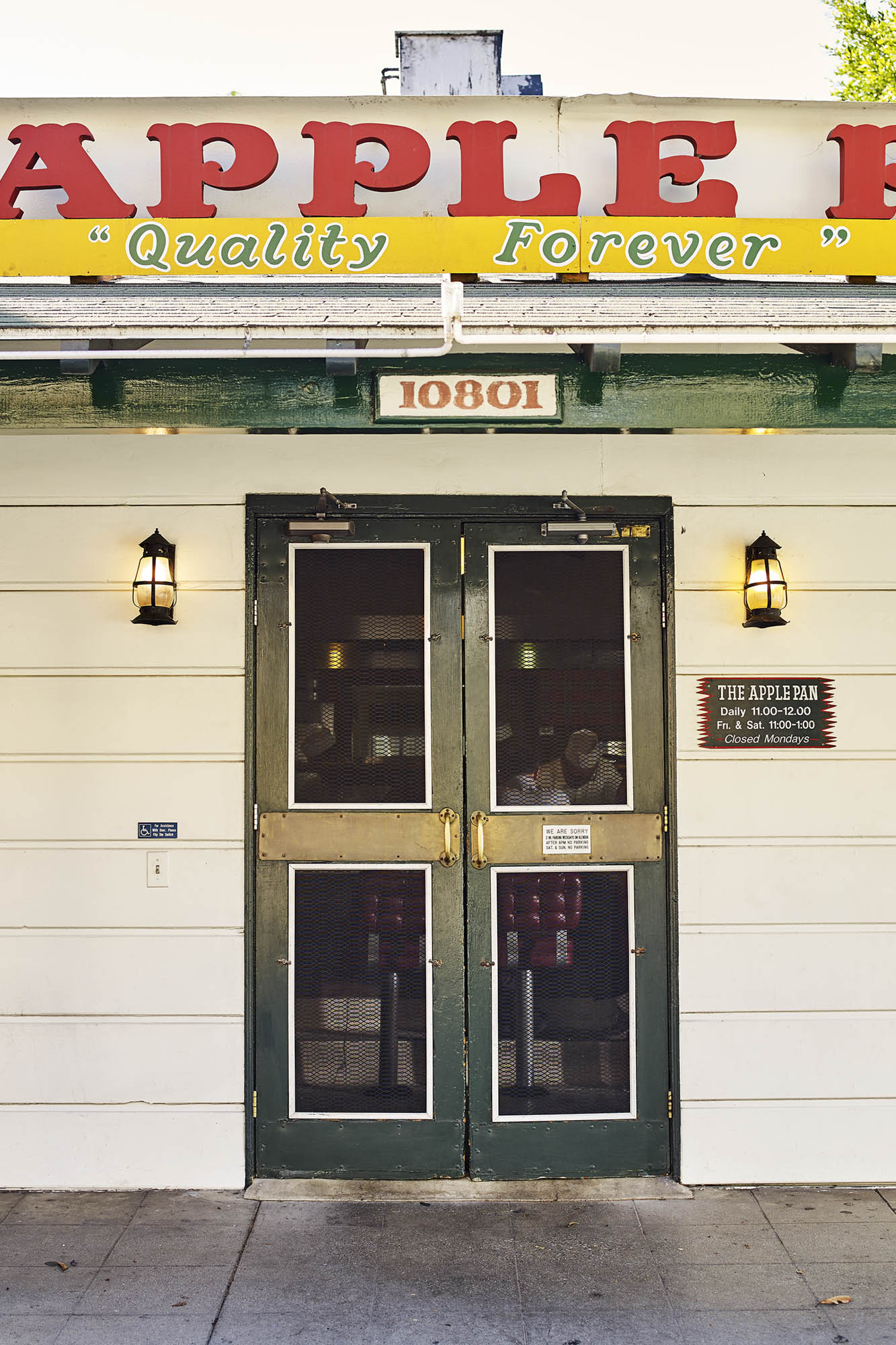 The homey entrance exudes history.