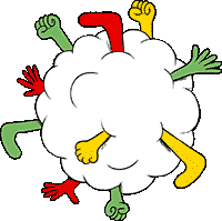 illustration of a fight