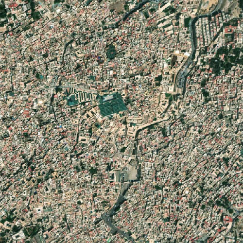 Satellite view of Seffarine, Fez