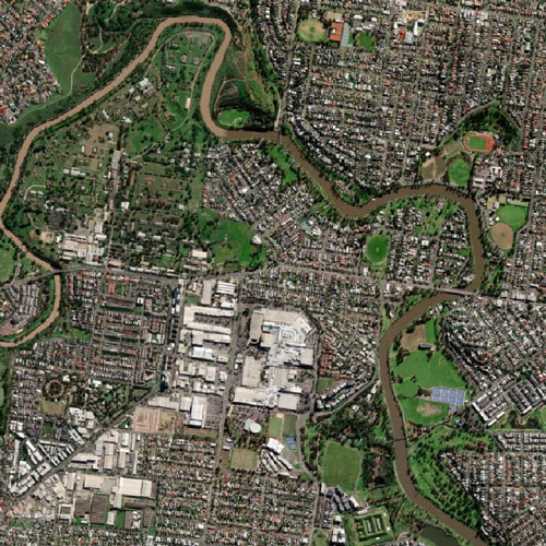 Satellite view of Maribyrnong, Melbourne